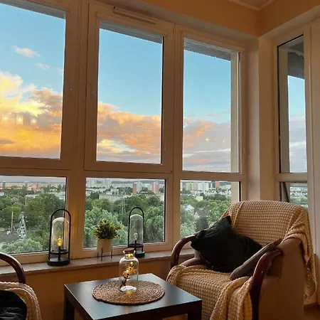 Apartment 10th Floor With Panoramic View Gdansk